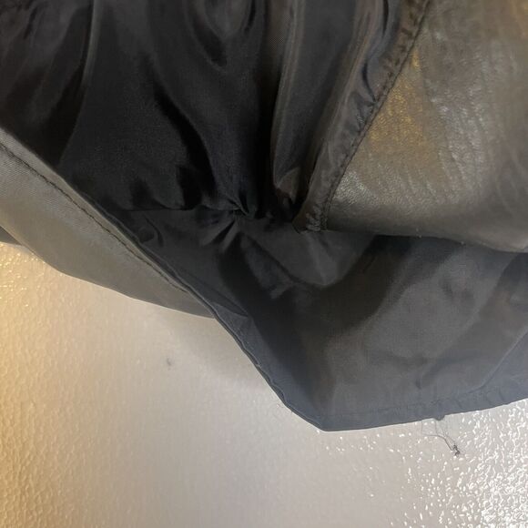 Metropolitan New York Vintage Black Leather Patchwork Button Front Vest medium - Picture 7 of 7